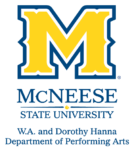 Image of McNeese State Universit, Dept of Performing Arts logo
